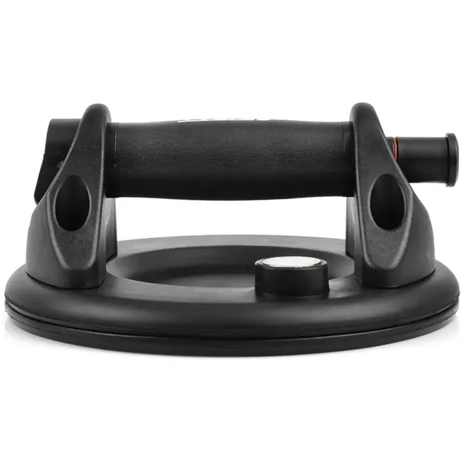 Tvardy Vacuum zuignap - drukmeter - 200mm - 120kg - zwart