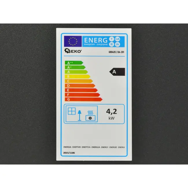 GEKO Gasverwarming - 4,2 kW - Met reducer en slang - Voor binnengebruik
