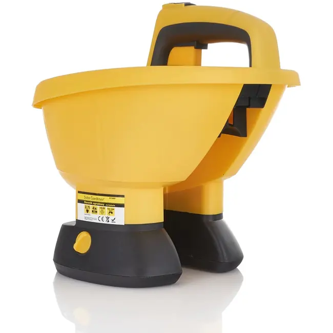 GEKO Elektrische zaaimachine - 2,7L capaciteit - Verstelbare snelheid - Lichtgewicht ontwerp