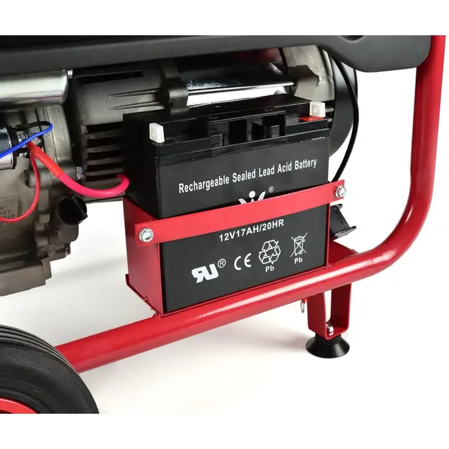 Tvardy Krachtige benzinegenerator - 15 PK - 6600W - 25L tank - Elektronische start