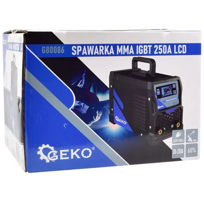 GEKO Lasapparaat - Inverter - 250A - Geschikt voor Risicovolle Omgevingen