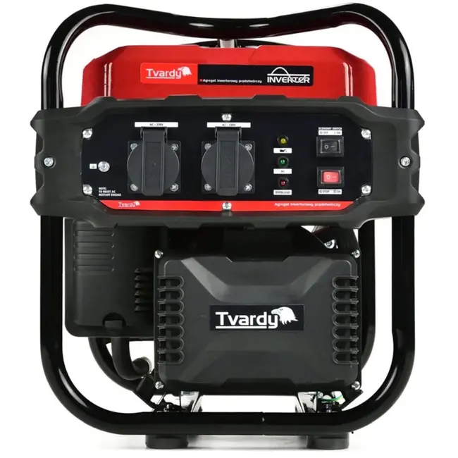 Tvardy Inverter generator - 3 PK - 2000W piekvermogen - 10L tank - 9 uur continu gebruik