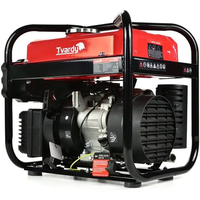 Tvardy Inverter generator - 3 PK - 2000W piekvermogen - 10L tank - 9 uur continu gebruik