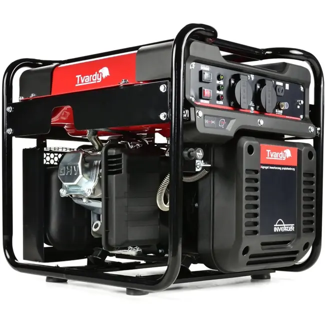 Tvardy Inverter generator - 7 PK - 3000W piekvermogen - 12L tank - 9 uur continu gebruik
