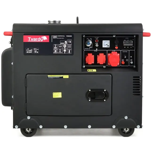 Tvardy Diesel generator - stil en krachtig - 11 PK - 6,4 kW - 16L tank