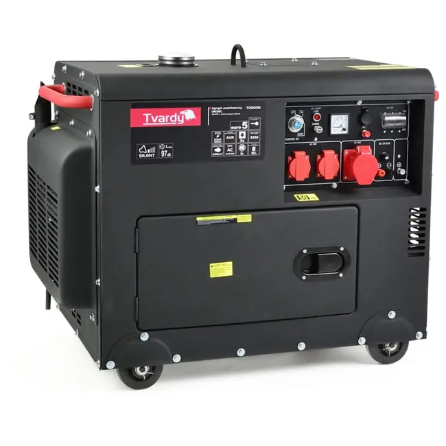 Tvardy Diesel generator - stil en krachtig - 11 PK - 6,4 kW - 16L tank