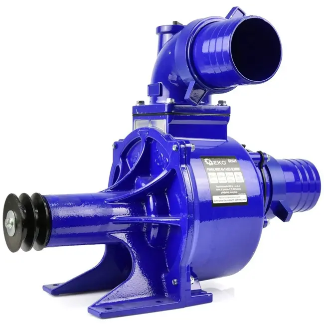 GEKO 4" waterpomp - V-snaar aangedreven - Voor vuil en schoon water - Inclusief accessoires