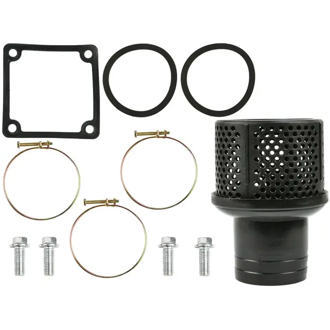 GEKO 4" waterpomp - V-snaar aangedreven - Voor vuil en schoon water - Inclusief accessoires