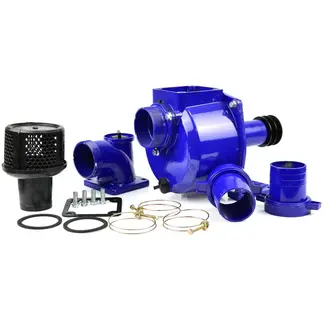 GEKO 3" waterpomp - V-snaar aangedreven - Voor vuil en schoon water - Inclusief accessoires