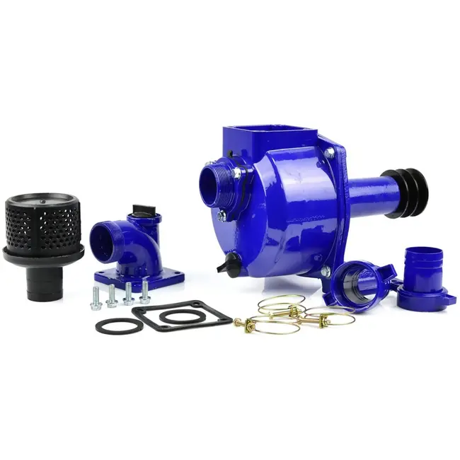 GEKO Waterpomp - V-snaar aangedreven - Voor vuil en schoon water - 50mm - Inclusief accessoires