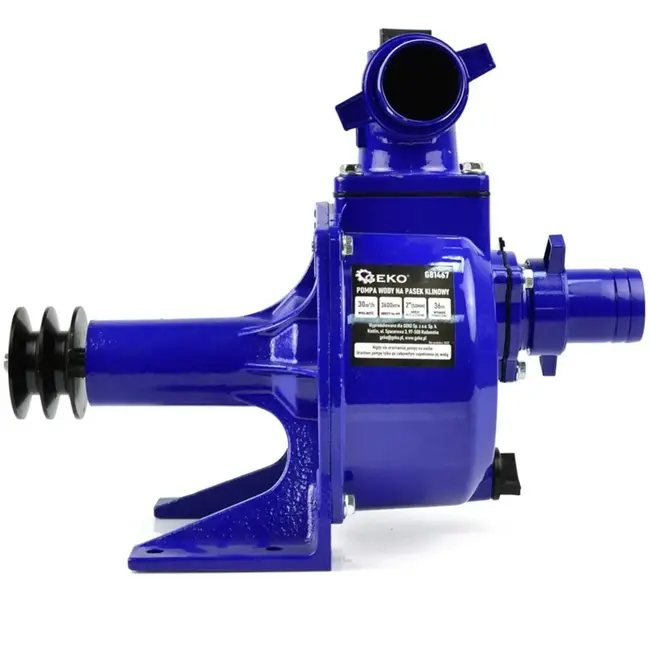 GEKO Waterpomp - V-snaar aangedreven - Voor vuil en schoon water - 50mm - Inclusief accessoires