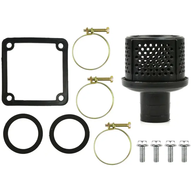 GEKO Waterpomp - V-snaar aangedreven - Voor vuil en schoon water - 50mm - Inclusief accessoires