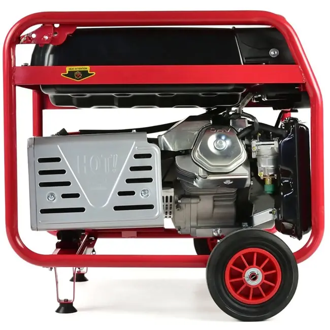 Tvardy Krachtige benzinegenerator - 17 PK - 8500W - Elektrische start - 25L tank