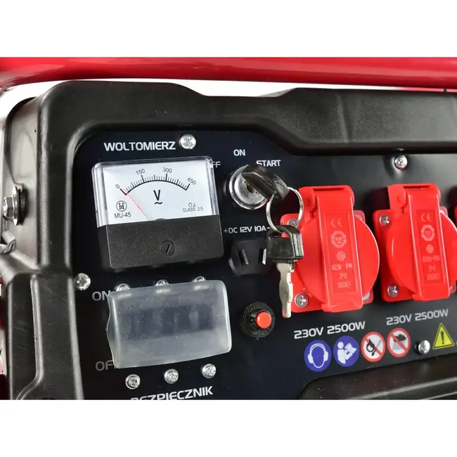 Tvardy Krachtige benzinegenerator - 17 PK - 8500W - Elektrische start - 25L tank