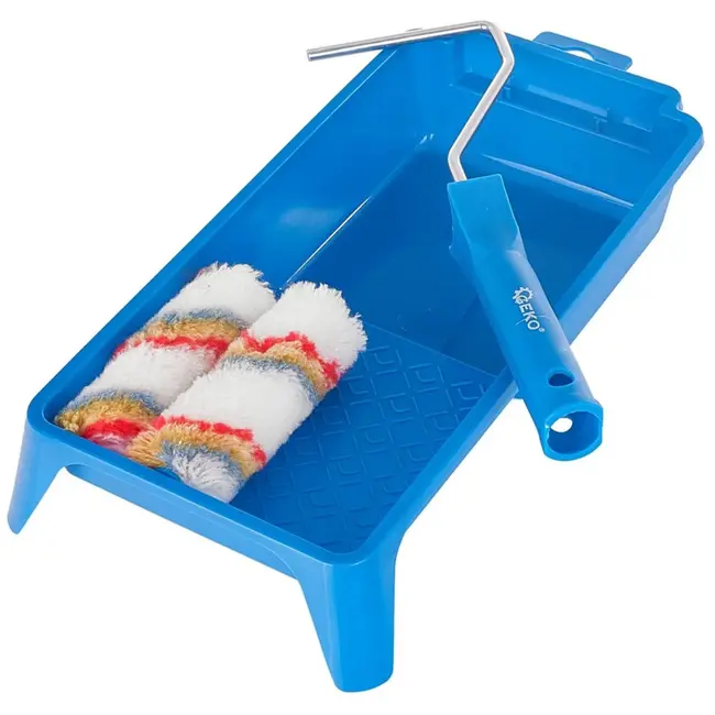 GEKO Schilderset - polyacryl - multicolor - 4-delig - voor ruwe oppervlakken