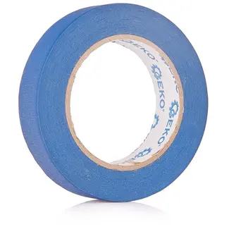 GEKO Blauwe schilderstape - UV-bestendig - 25mm x 50m - Schone verflijnen - Gemakkelijk te verwijderen