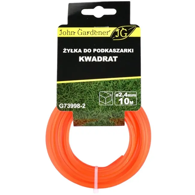 GEKO Nylon snijdraad - Vierkant - 2,4 mm dik - 10 m lang - Hoge slijtvastheid