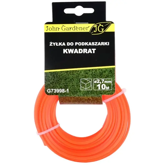 GEKO Nylon snijdraad - vierkant - 2,7 mm dik - 10 m lang - hoge slijtvastheid