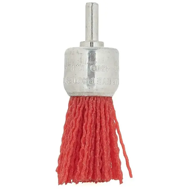 GEKO Nylon eindborstel - roest- en verfverwijdering - 24 mm - 4500 RPM