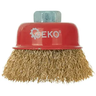 GEKO Stalen draadborstel - 65 mm - Voor renovatie en metaalreiniging