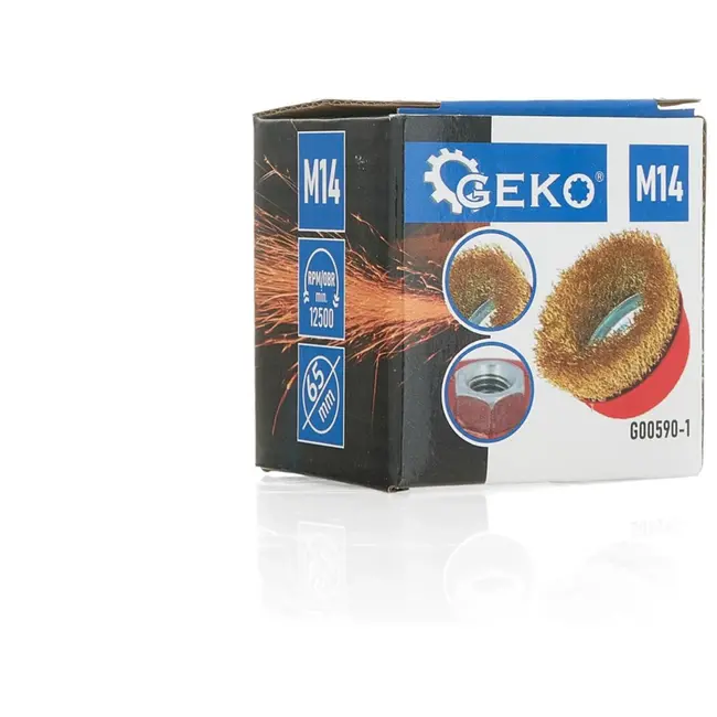 GEKO Stalen draadborstel - 65 mm - Voor renovatie en metaalreiniging