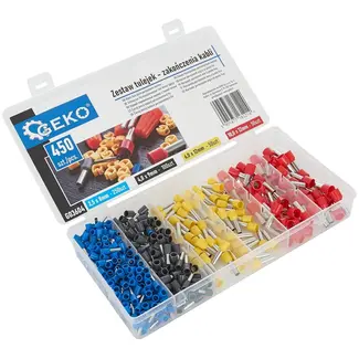 GEKO Isolatiehulzen set - 450 stuks - diverse maten en kleuren