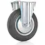 GEKO Vast zwenkwiel - 200 mm - 200 kg draagvermogen - Staal en rubber
