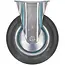 GEKO Vast zwenkwiel - 200 mm - 200 kg draagvermogen - Staal en rubber