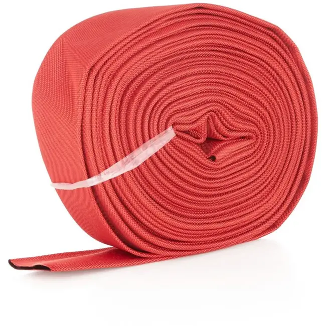 GEKO Brandweerslang - 30m - 2 inch - Rood - Zonder koppelingen