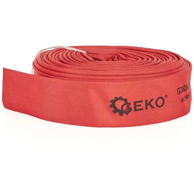 GEKO Brandweerslang - 30m - 2 inch - Rood - Zonder koppelingen
