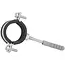 GEKO Metalen pijpklem met rubber - Verstelbaar - 38-43 mm - Inclusief schroeven en plug
