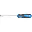 GEKO Platte schroevendraaier - 6mm sleuf - magnetische tip - 125mm - zwart-blauw