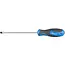 GEKO Platte Schroevendraaier - 5mm Sleuf - Magnetische Punt - 125mm - Zwart-Blauw
