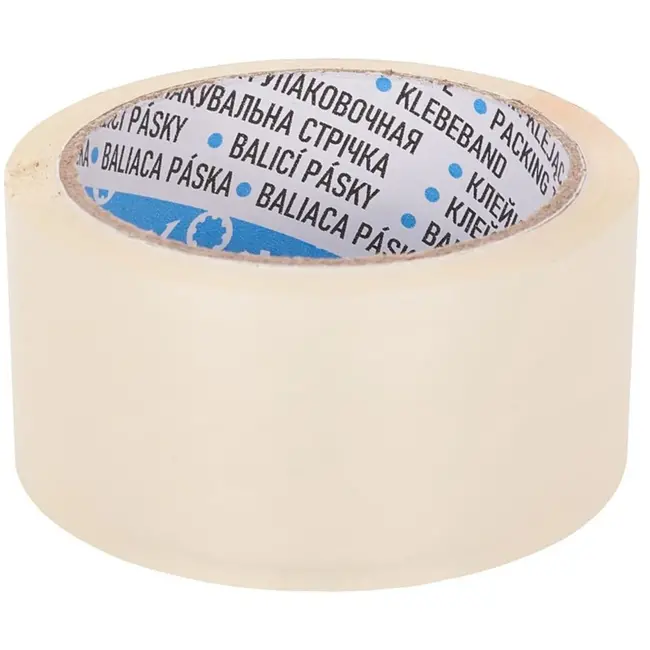 GEKO Transparante verpakkingstape - elastisch, kleverig, vochtbestendig - 48mm x 50m - 6 stuks