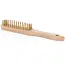 GEKO 5-rijen staalborstel - roestverwijdering - houten handvat - ergonomisch ontwerp