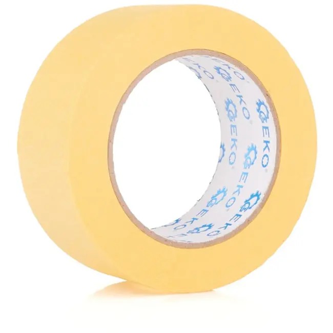 GEKO Gele schilderstape - 48 mm breed - 50 m lang - Dun en precies - Restvrij verwijderen