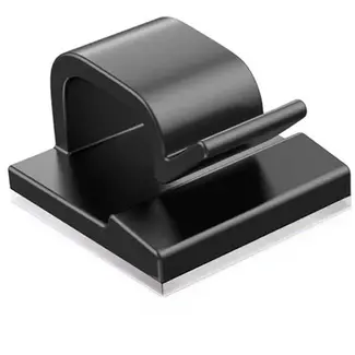 Keltin Kabelclips - Zelfklevend - Set van 10 - Compact - Zwart - 14x14 mm