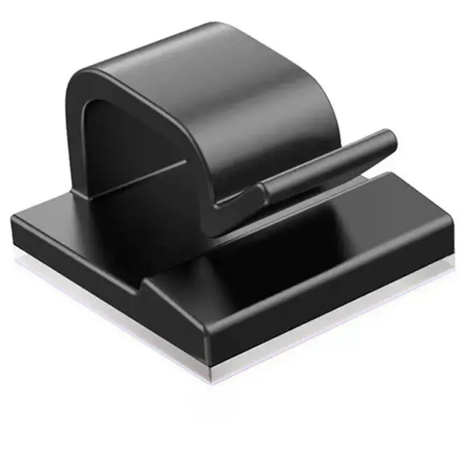 Keltin Kabelclips - Zelfklevend - Set van 10 - Compact - Zwart - 14x14 mm