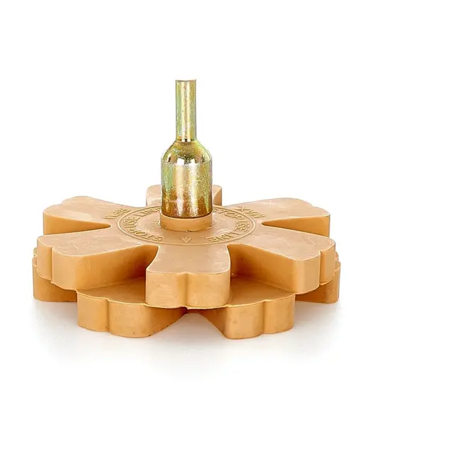 GEKO Rubber schijf - lijmverwijdering - 90 mm - met adapter