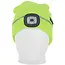 GEKO Wintermuts met oplaadbare LED en reflecterende streep - Geel