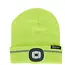 GEKO Wintermuts met oplaadbare LED en reflecterende streep - Geel