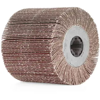 GEKO Flapborstel voor satineermachine - korrel 60 - 120x100 mm