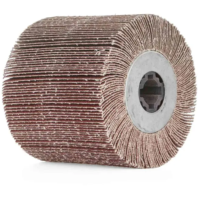 GEKO Flapborstel voor satineermachine - korrel 60 - 120x100 mm