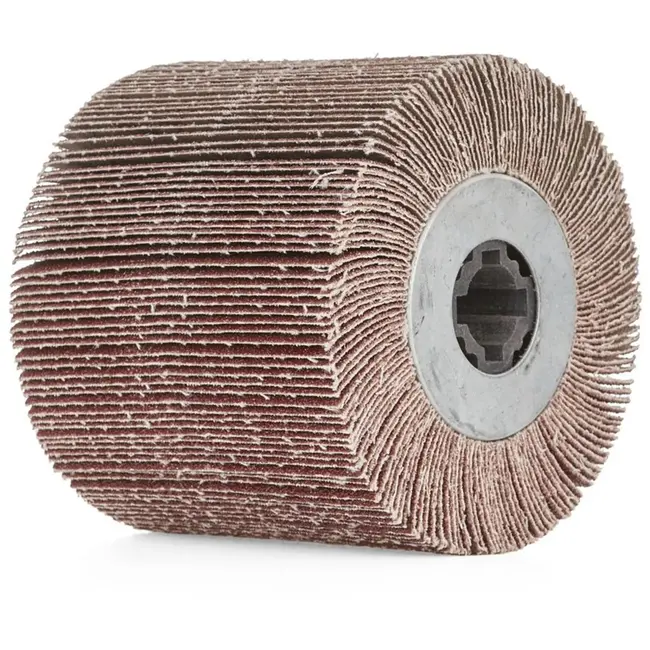 GEKO Flapborstel voor satineermachine - korrel 60 - 120x100 mm