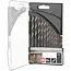 Tvardy Metaalboor Set - HSS 4341 - TiN Coating - 13-delig - 2,0-8,0 mm - Zwart/Goud