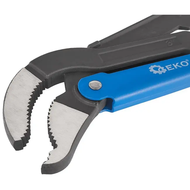 GEKO Verstelbare pijptang - S-type - Antislip handgreep - Staal - Tot 3 inch diameter