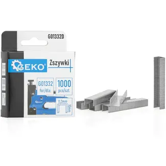 GEKO Nietjes - 1.2 x 11.3 mm - 10 mm lengte - 1000 stuks - Hoge kwaliteit