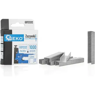 GEKO Nietjes - 1.2 x 11.3 mm - 8 mm lengte - 1000 stuks - Voor diverse papierdiktes