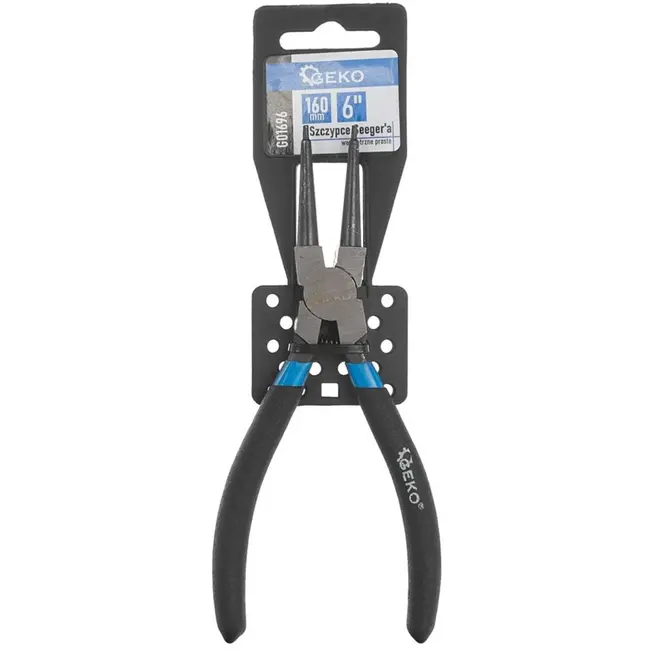 GEKO Interne borgveertang - Recht model - Slanke punten - 160mm - Chroom-vanadium staal