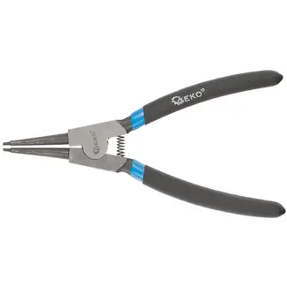 GEKO Externe seegerringtang - recht - 160 mm - chroom-vanadium - rubberen grip